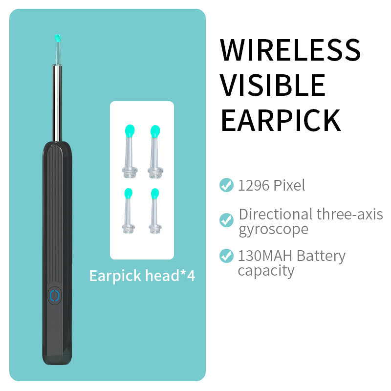 LED Light Wireless Ear Endoscope - Epic@Care