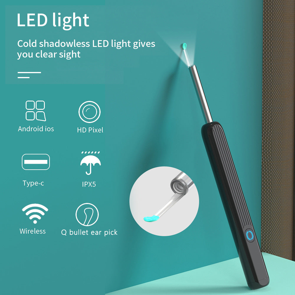 LED Light Wireless Ear Endoscope - Epic@Care