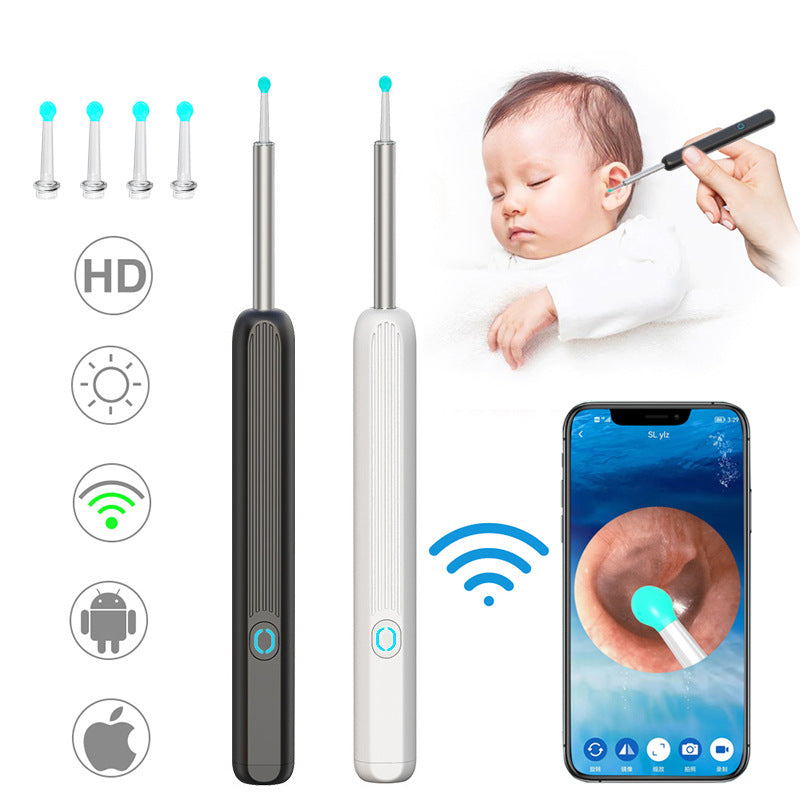 LED Light Wireless Ear Endoscope - Epic@Care